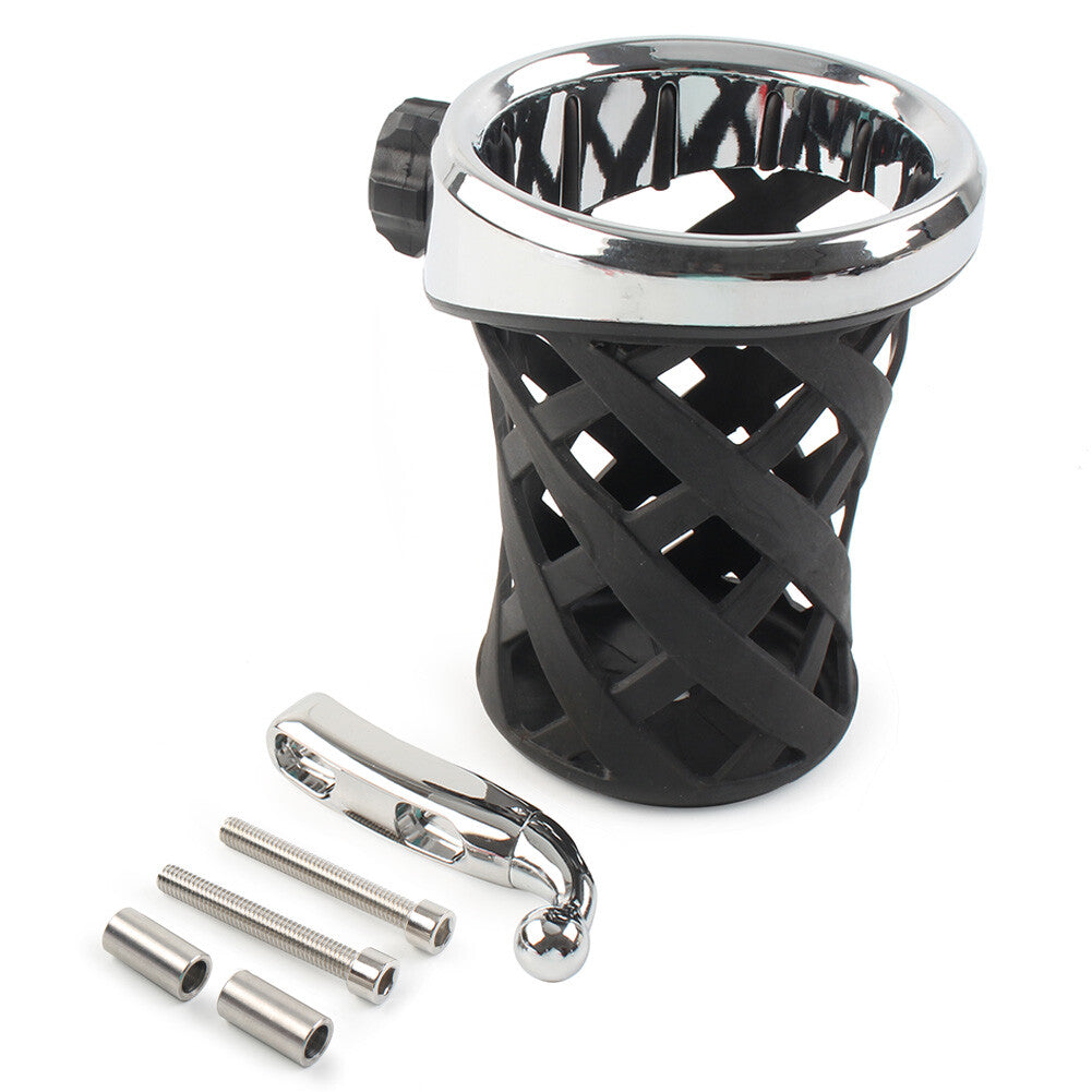 Handlebar Cup Holder Drink W/Mesh Basket Mount For Goldwing GL1800 2001-2021 Q