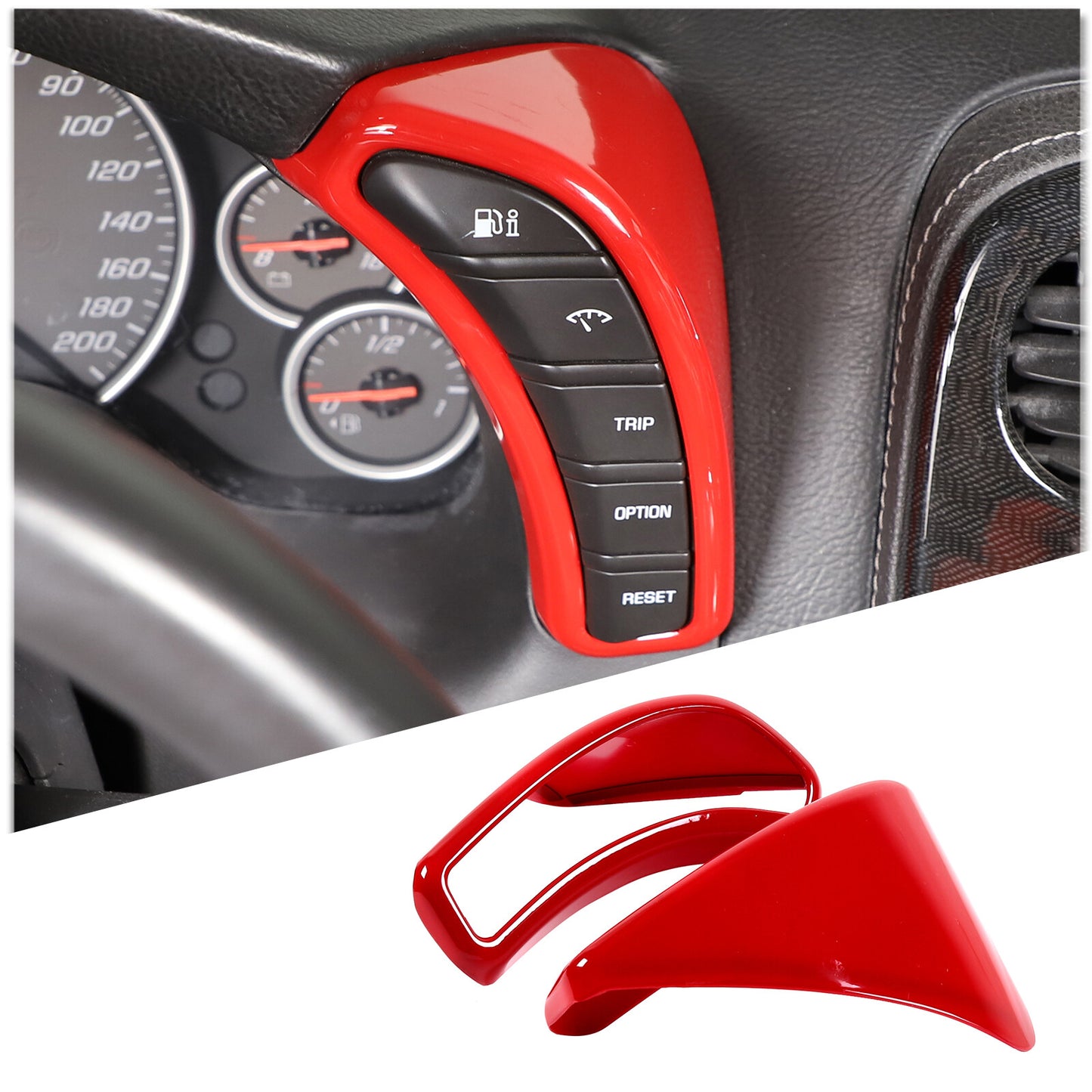 Carbon Fiber Dashboard Vent Cover Trim for Supra 2019 - 2022- v