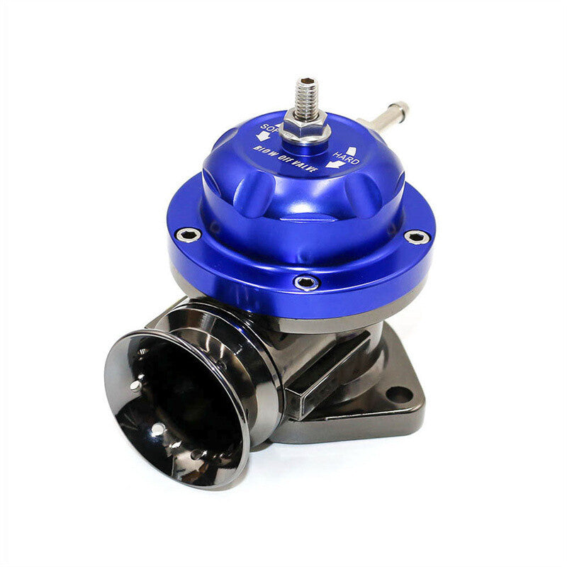 Blue Billet Aluminum Type-RS Turbo Blow Off Valve BOV+2.5 Flange Tube Pipe