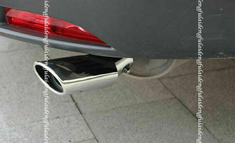 Silver Exhaust Muffler Tail Pipe Tip Tailpipe Trim for Toyota Highlander 2014-19