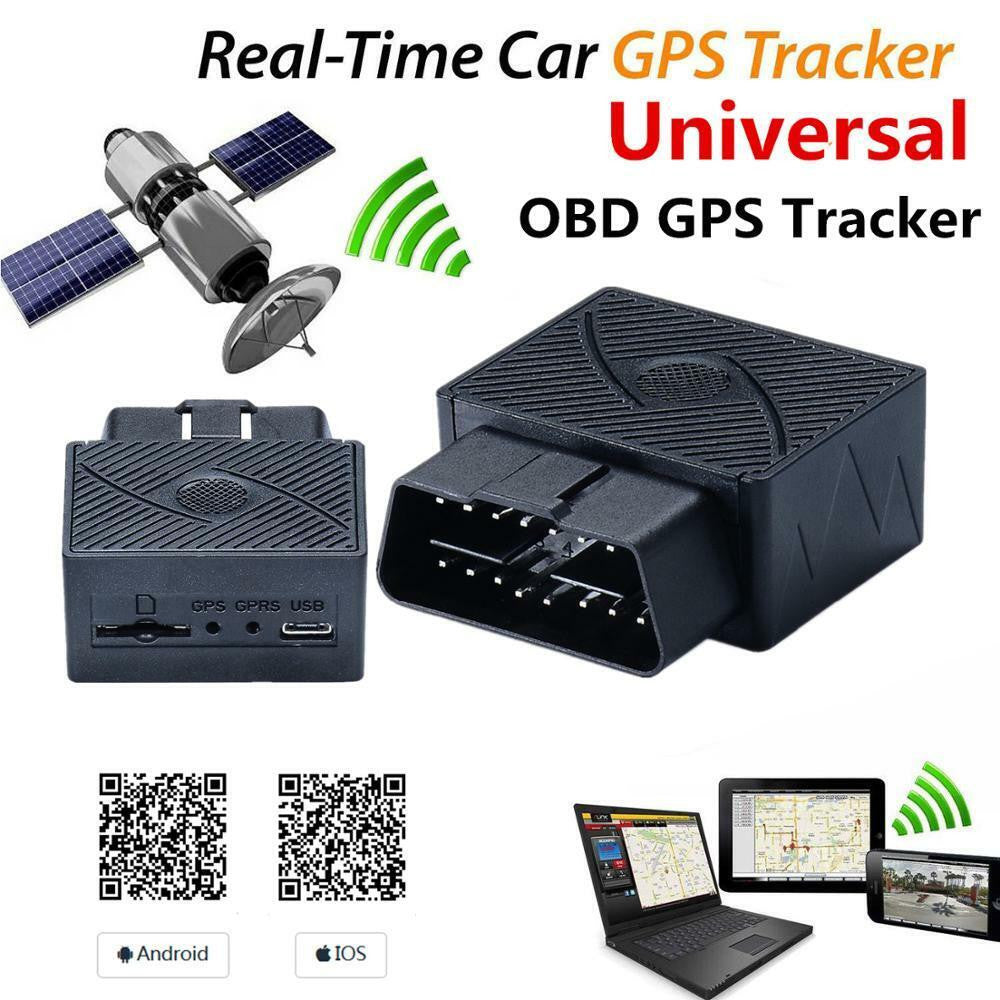 for Mini OBD GPS Tracker GSM GPRS Car SUV Real-time Tracking Device for Android and iOS