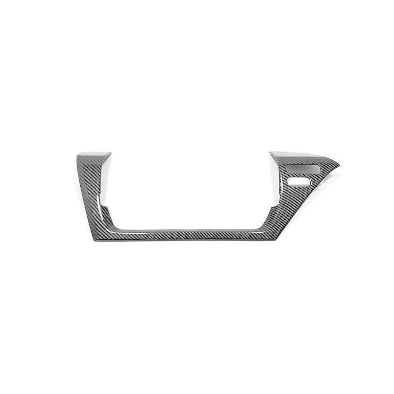 for Toyota for Camry 21-23 Carbon Fiber Dashboard GPS Navigation Cover Decor Trim 1P