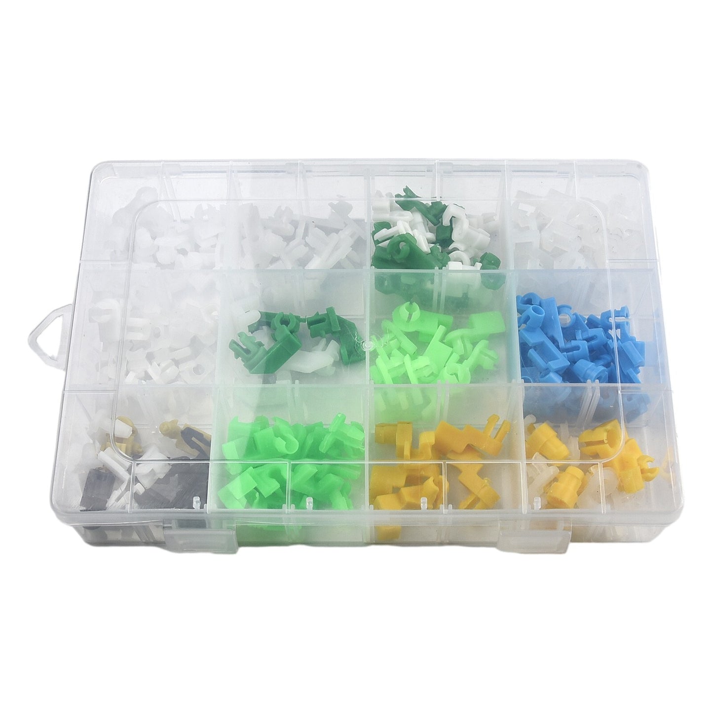 160PCS Mixed Door Lock Rod Clip Side Fasteners Car Wire Clips With Box