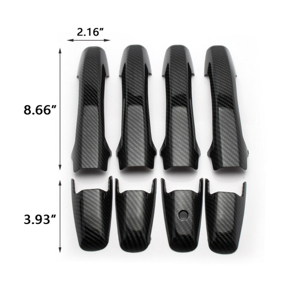 for Honda for Civic 2006-2011 8th Gen Carbon Fiber Style Door Handle Cover Trim US