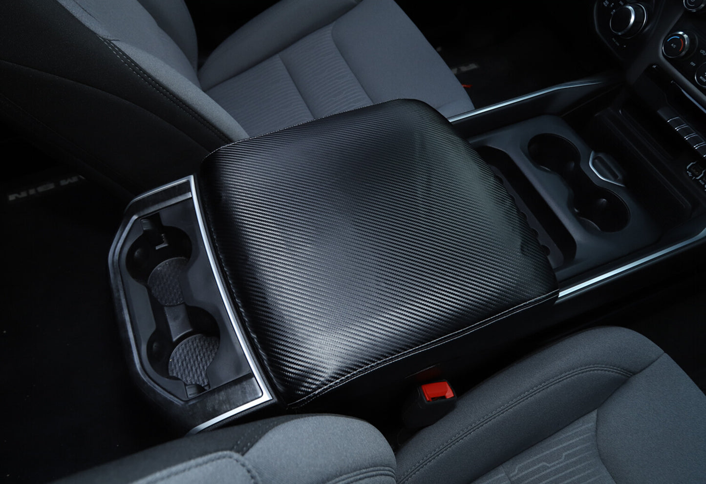 Center Console Armrest Pad Cover for Dodge for Ram 1500 2500 3500 4500 2018-2021 1PC