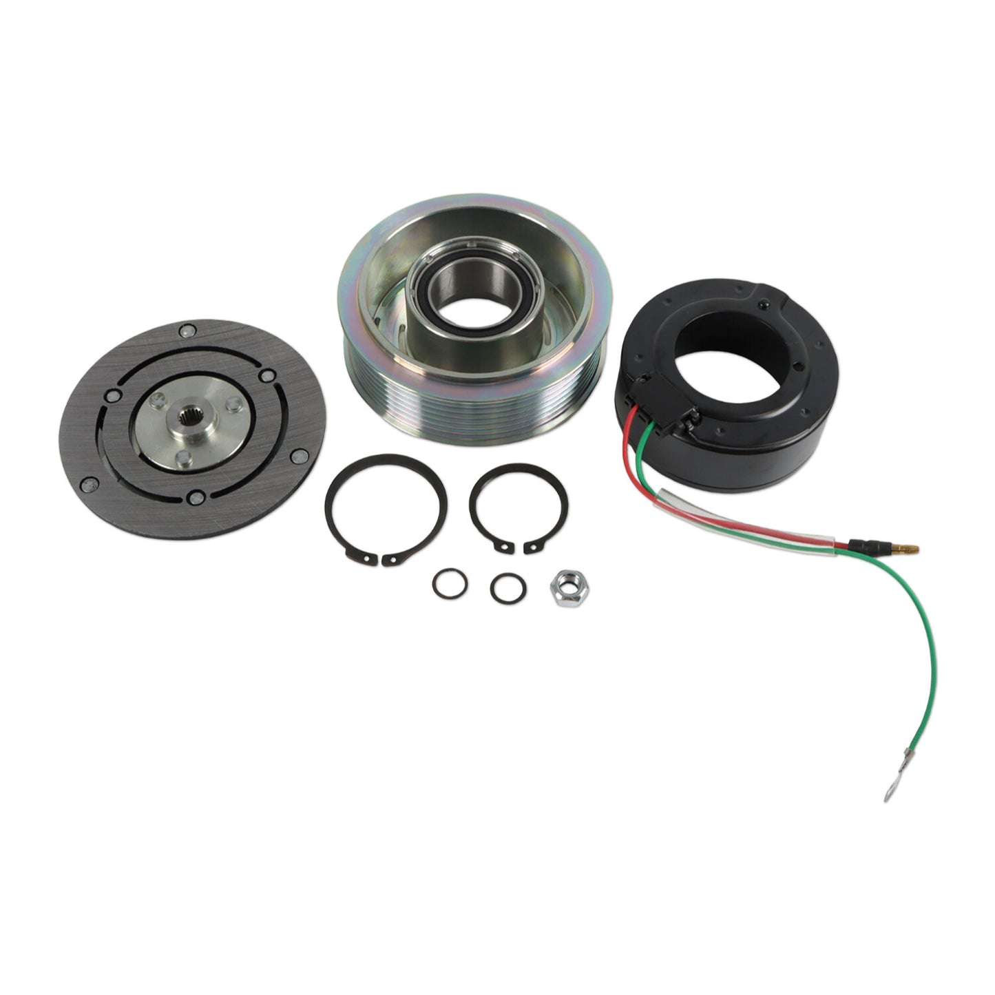A/C AC Compressor Clutch Kit For 2007-2014 for HONDA CR-V CRV 2.4L 80221-SNA-A01