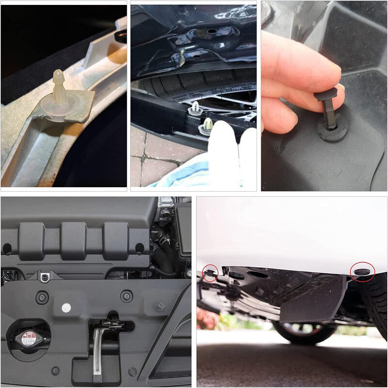 415-piece pack of car fasteners and clips, 18 sizes available, selling plastic rivets. n