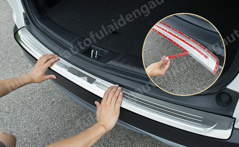 for Honda CRV CR-V 2017-2022 Silver Rear Bumper Trunk Door Sill Scuff Guard Trim
