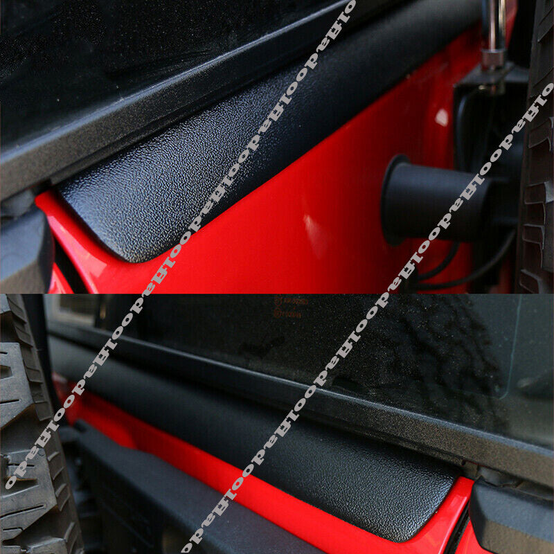 Black ABS Rear Trunk Tailgate Moulding Trim Cover for Jeep for Wrangler JK 2007-2017