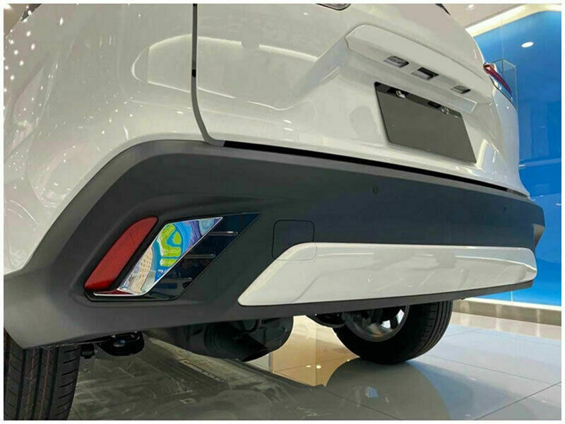 for Toyota for Corolla Cross 2022-2024 Chrome Rear Bumper Reflector Fog Light Cover
