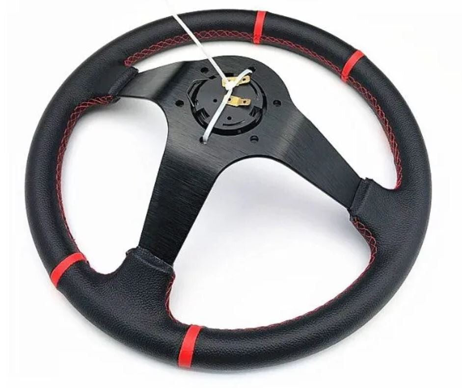 Black horseshoe buckle car keychain/key ring accessory for Alfa Romeo Giulia