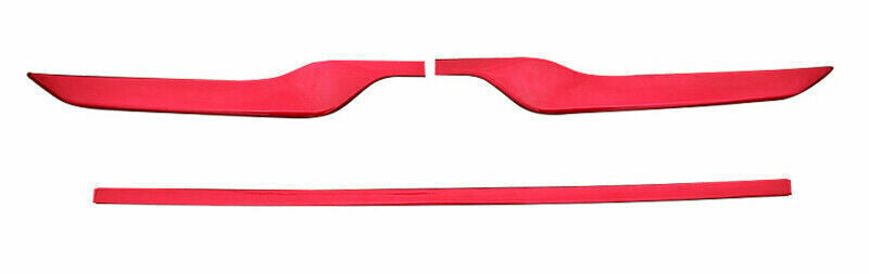 for Honda CRV CR-V 2020-22 ABS Red Rear Bumper Lid Cover Protector Guard Trim 3x
