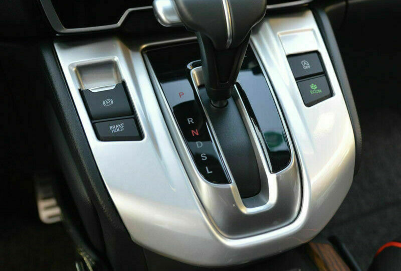 for Honda CRV CR-V 2021-2022 ABS Silver Center Console Gear Shift Panel Trim n
