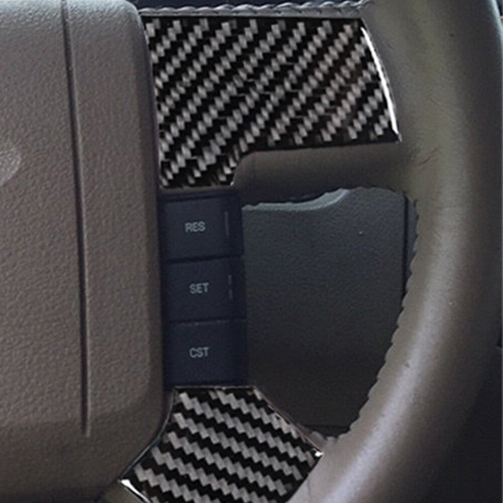 Carbon Fiber Interior Central Control Trim Panel Cover For Explorer 2011-14 v