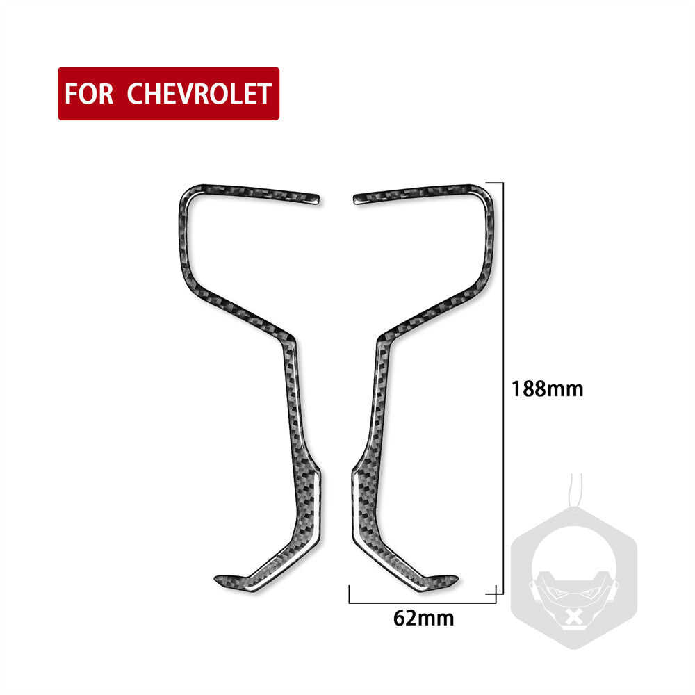 Carbon Fiber Steering Wheel Button Cover for Chevrolet Colorado for GMC for Canyon 2015+