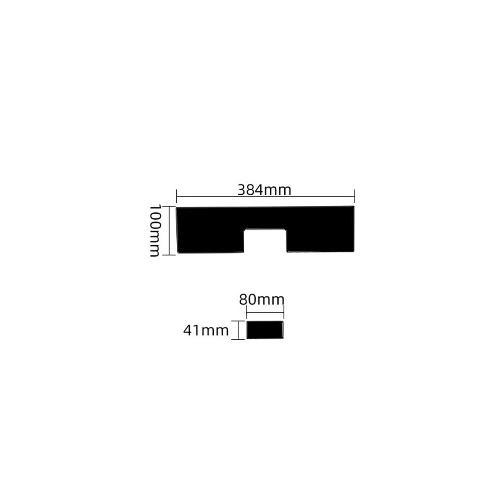 Red Carbon Fiber CD Player Panel Decorative Trim Cover for Subaru Forester 05-06 v