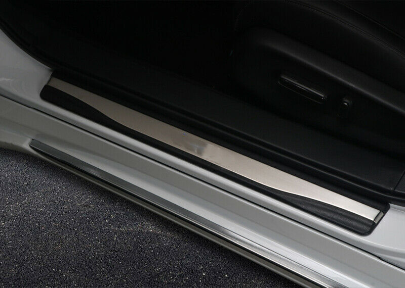 4P for Honda Accord 2018-2022 Door Sill Scuff Plate Guard Molding Protector Trim