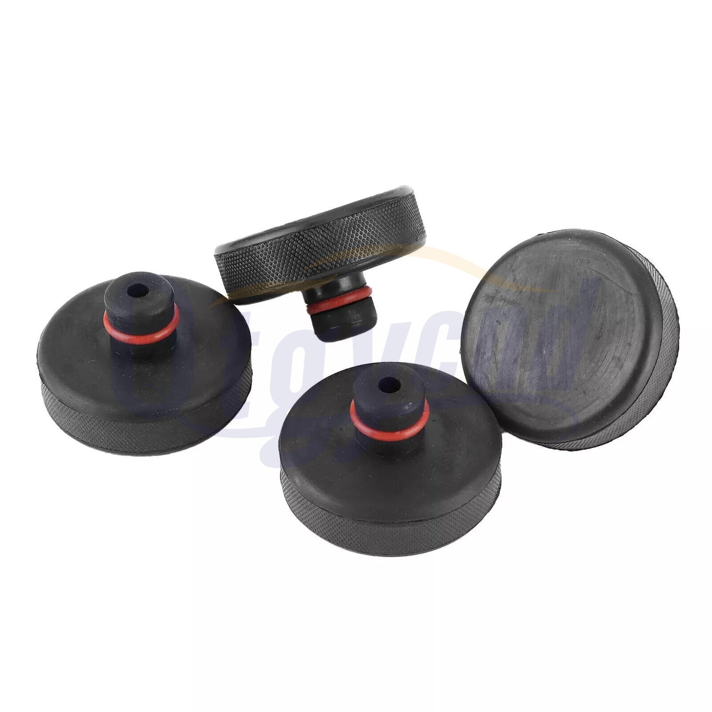 New 4Pcs Rubber Jack Lift Pad Adapter Tool Black Fit for Tesla Model 3/Y/S/X