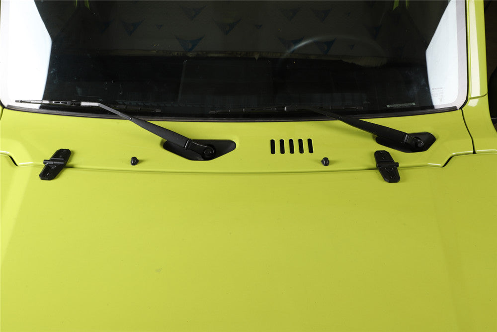 12¡Á Black ABS Engine Hood Door Hinge Protective Cover for Suzuki for Jimny 2019-2022