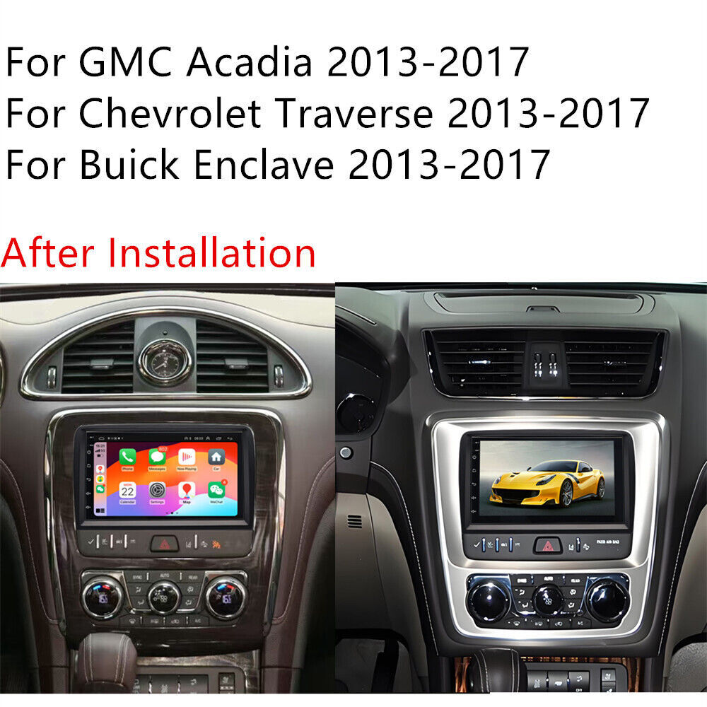 Fit For 2013-2017 for GMC Acadia 7 Android 13 For Carplay Car Stereo Radio GPS WIFI