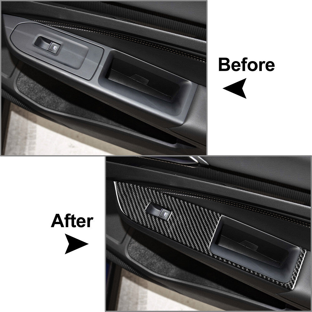 LHD Car Door Window Lift Switch Panel Cover Trim for Volkswagen for Golf 8 MK8 21-23