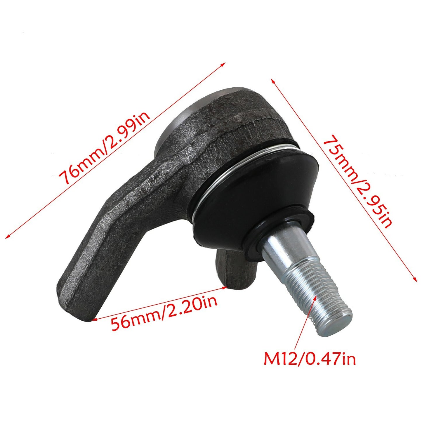 Front steering joint upper arm tie rod end kit ball joint for all-terrain vehicles and four-wheelers