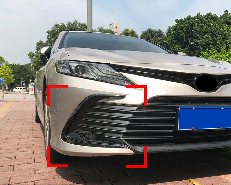 for Toyota for Camry LE XLE 2021-22 Glossy Black Front Lower Grille Grill Strip trim