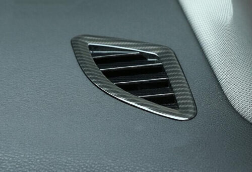 2PCS Carbon Fiber for BMW X2 2018-2021 Dashboard LR Air Outlet Vent Trim ABS