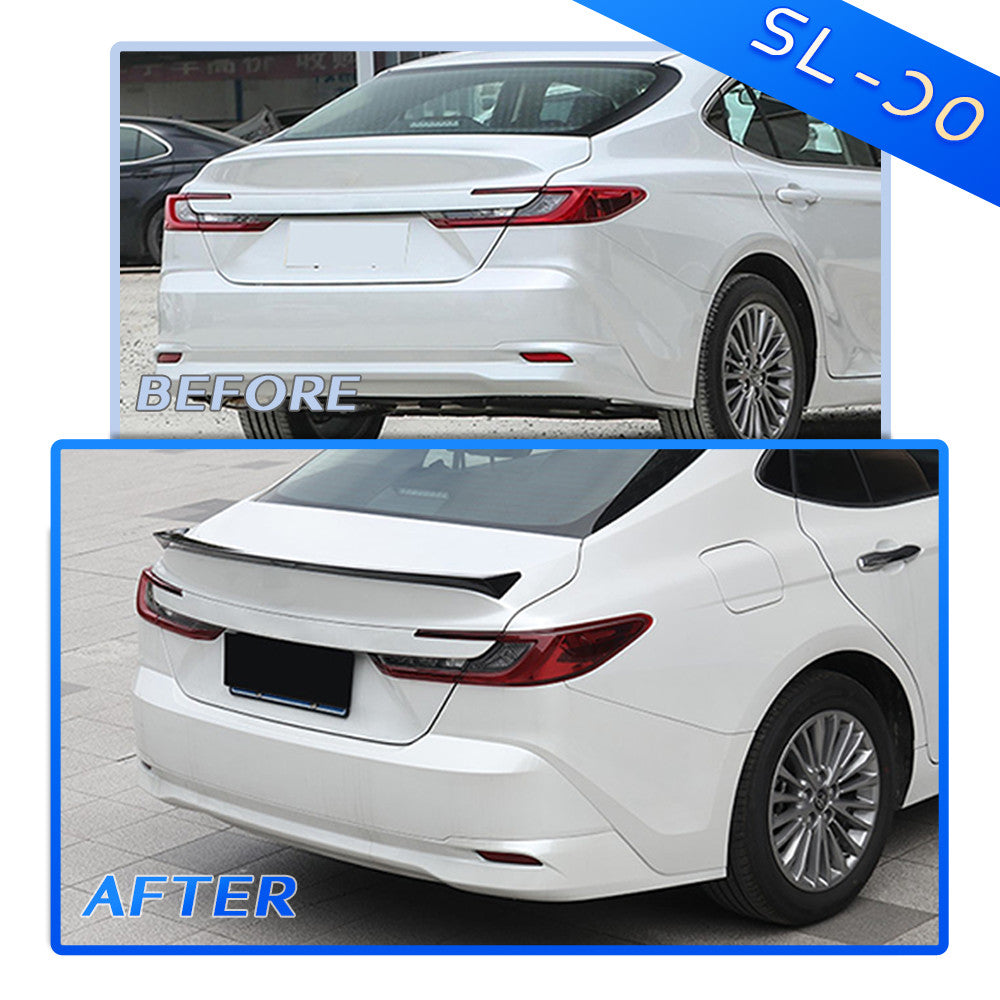 Carbon Fiber Style Rear Trunk Spoiler Splitter Wing for Camry 2025-2026 n