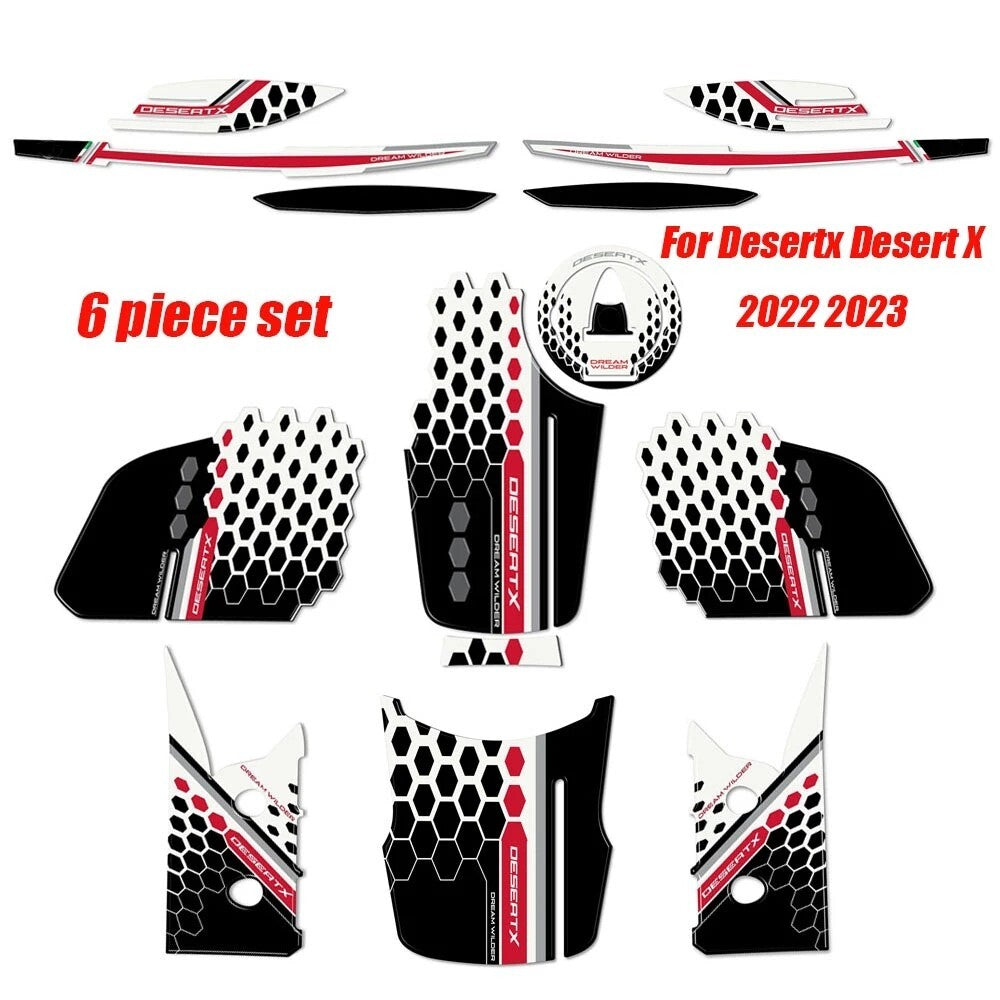 New Graphic kit for DUCATI Desert X Decal Sticker DesertX Decal kit 2022 +