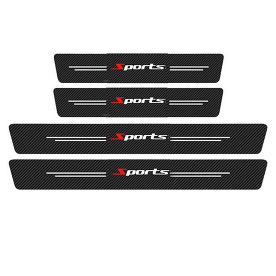 Car Accessories Door Sill Scuff Plate Cover Trunk Bumper Guard Protector Sticker
