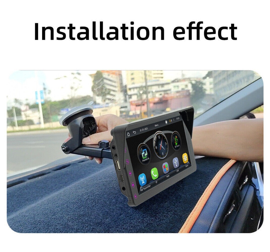 1Car Stereo Touch Screen Radio MP5 Player Carplay Android Auto BT Backup Camera n