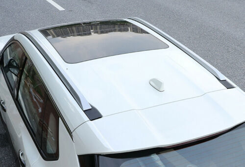 for Nissan Rogue 2021-2023 Aluminum Silver Roof Rack Side Rails Luggage Trim Kit