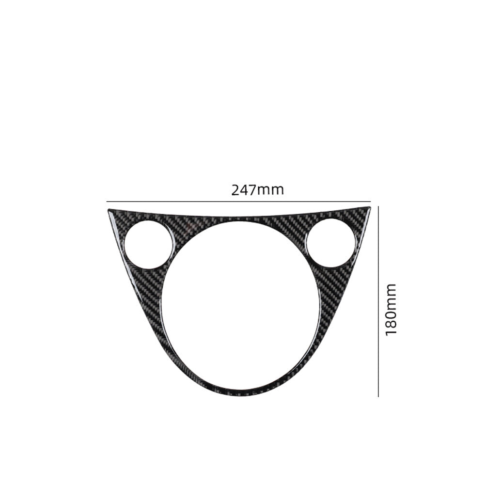 Carbon Fiber Rear Roof Light Frame Cover Trim For X5 E70 X6 E71 2008-2013 v