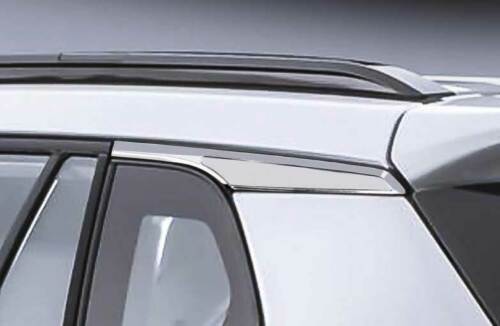 ABS Chrome Rear Window Side Spoiler Cover Trim for Toyota for Corolla Cross 22-24 2P