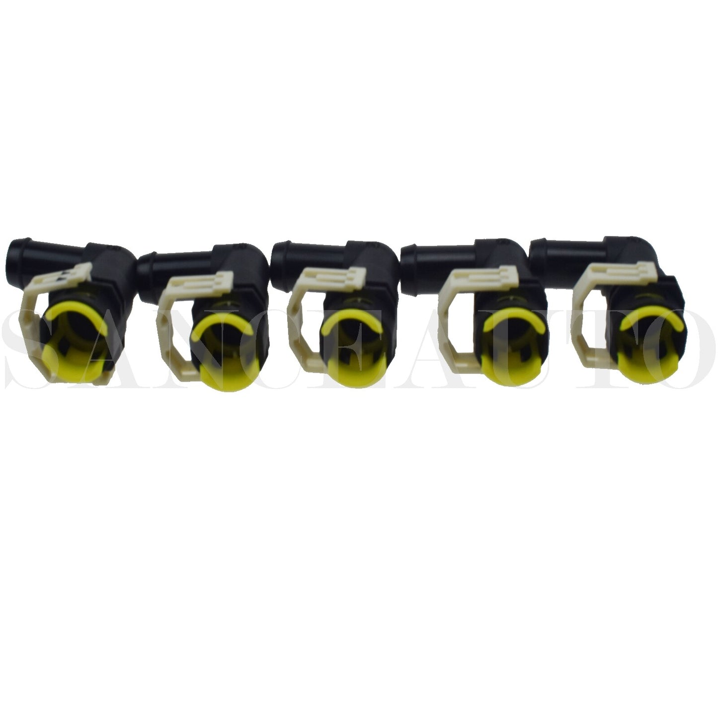 5-Piece Pack of Water Pipe Connectors B37F-61-240 for 2007-2013 for Mazda 3 CX-7 CX-9 - Brand New n