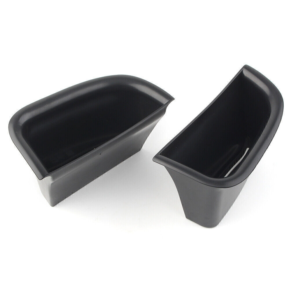 Front Door Handle Armrest Storage Box Tray Bin Kit for Volvo S90 2017-2020 Car