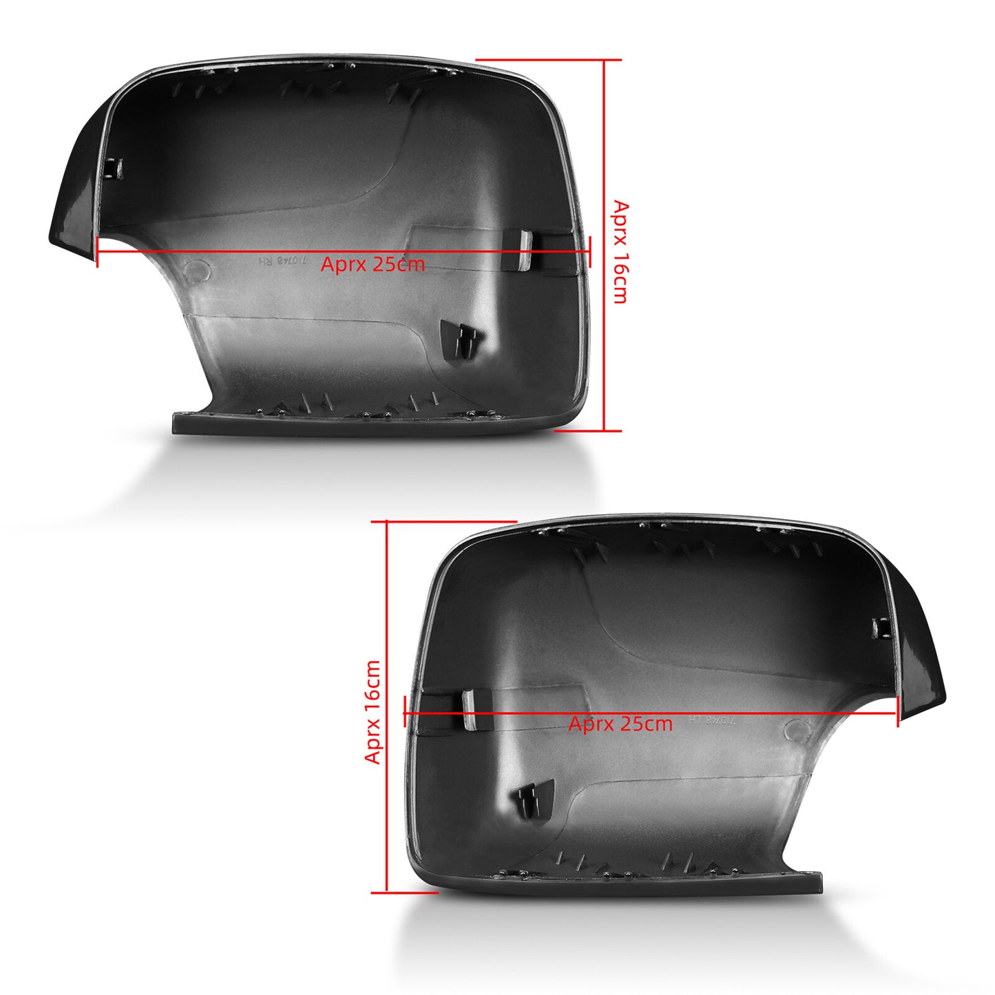 Suitable for BMW E53 X5 right door + left door mirror cover Ref 51168256321 51168256322