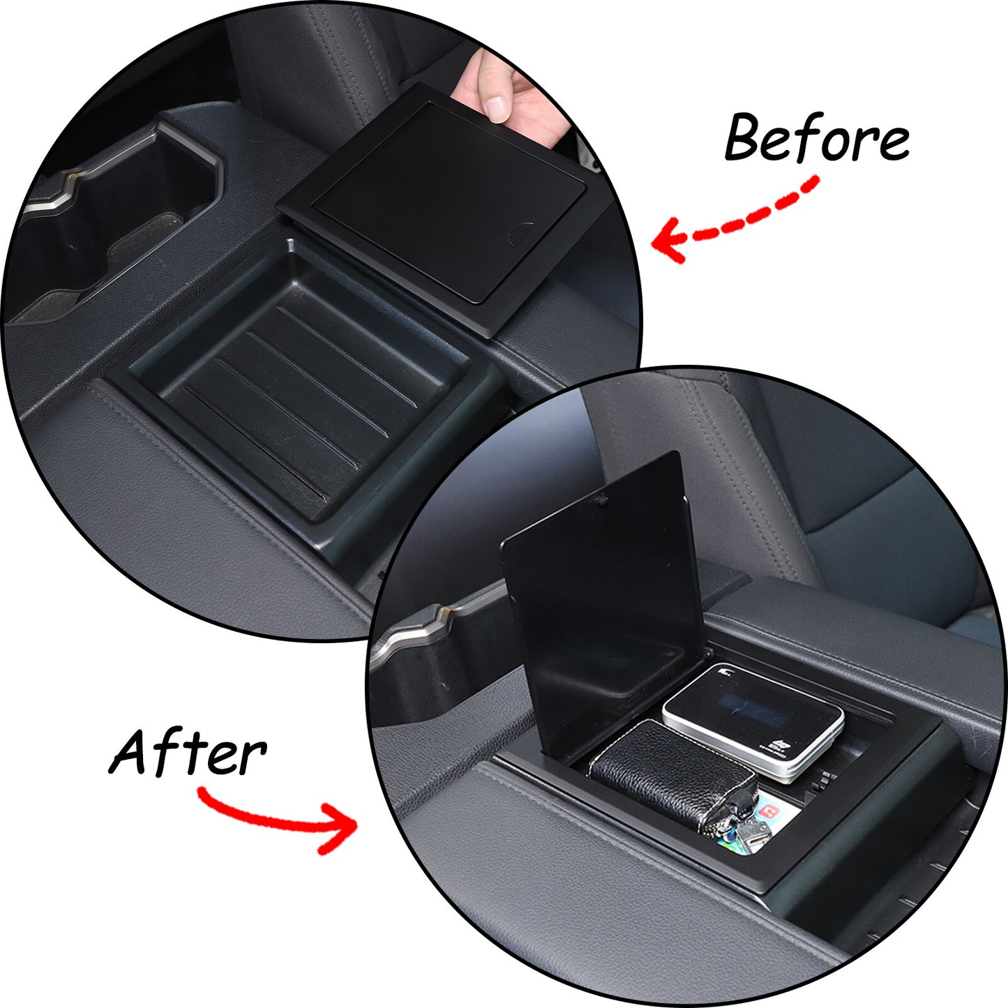 4-Piece Black AC Console 4WD Switch Trim Ring Knob Cover for Tacoma 2016-22- v