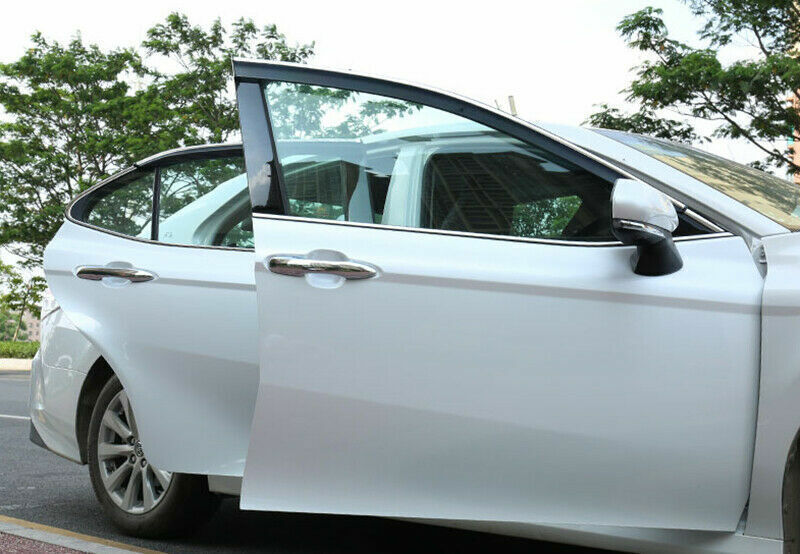 for Toyota for Camry 2018-2023 Side Window Visors Sun Rain Guard Deflector W/Chrome