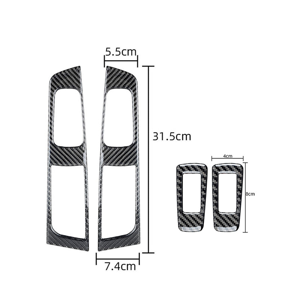 Carbon Fiber Center Air Vent Outlet Cover Trim for Cayenne 2003-2010 v