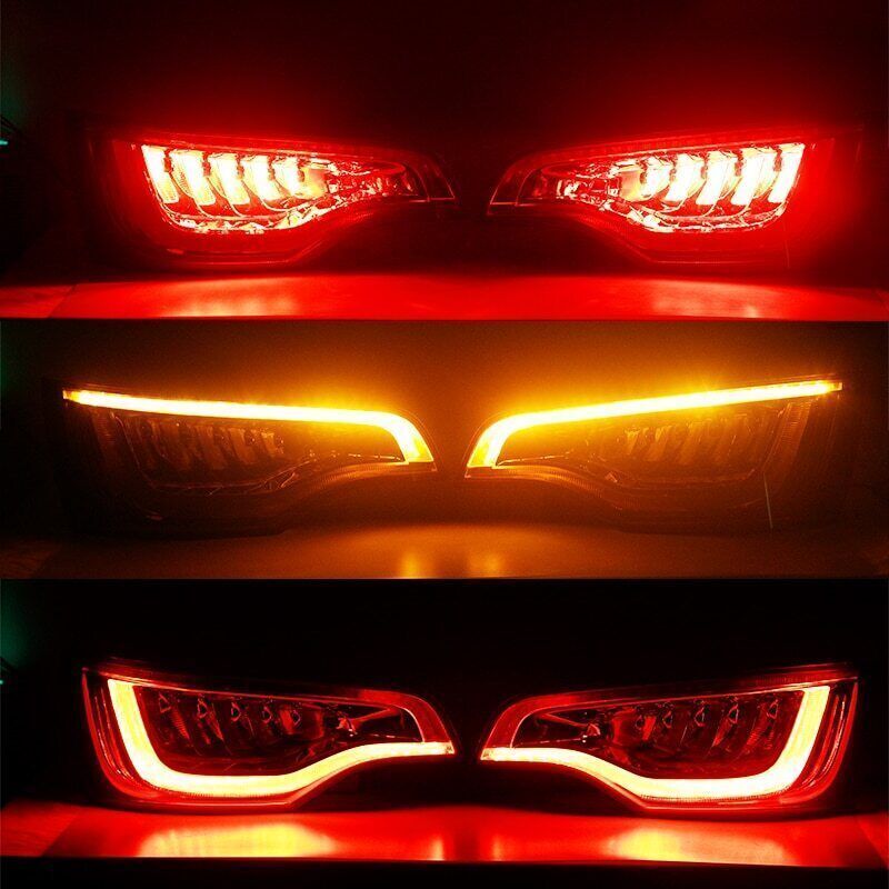 Left Side LED Rear Tail Light Red lens Brake Stop light for Audi Q7 2010-2016 Q