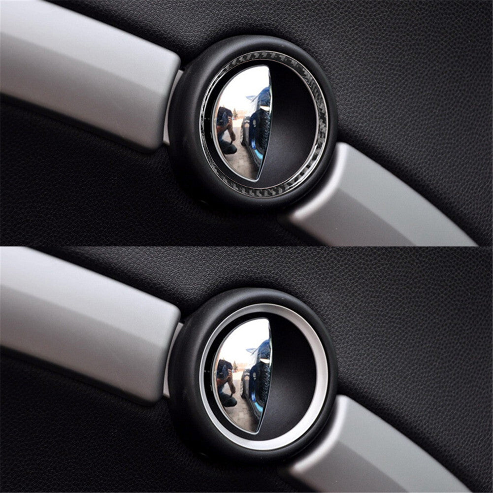 2X Carbon Fiber Car Door Handle Trim for Mini Cooper R55 R56 R57 2007-2011