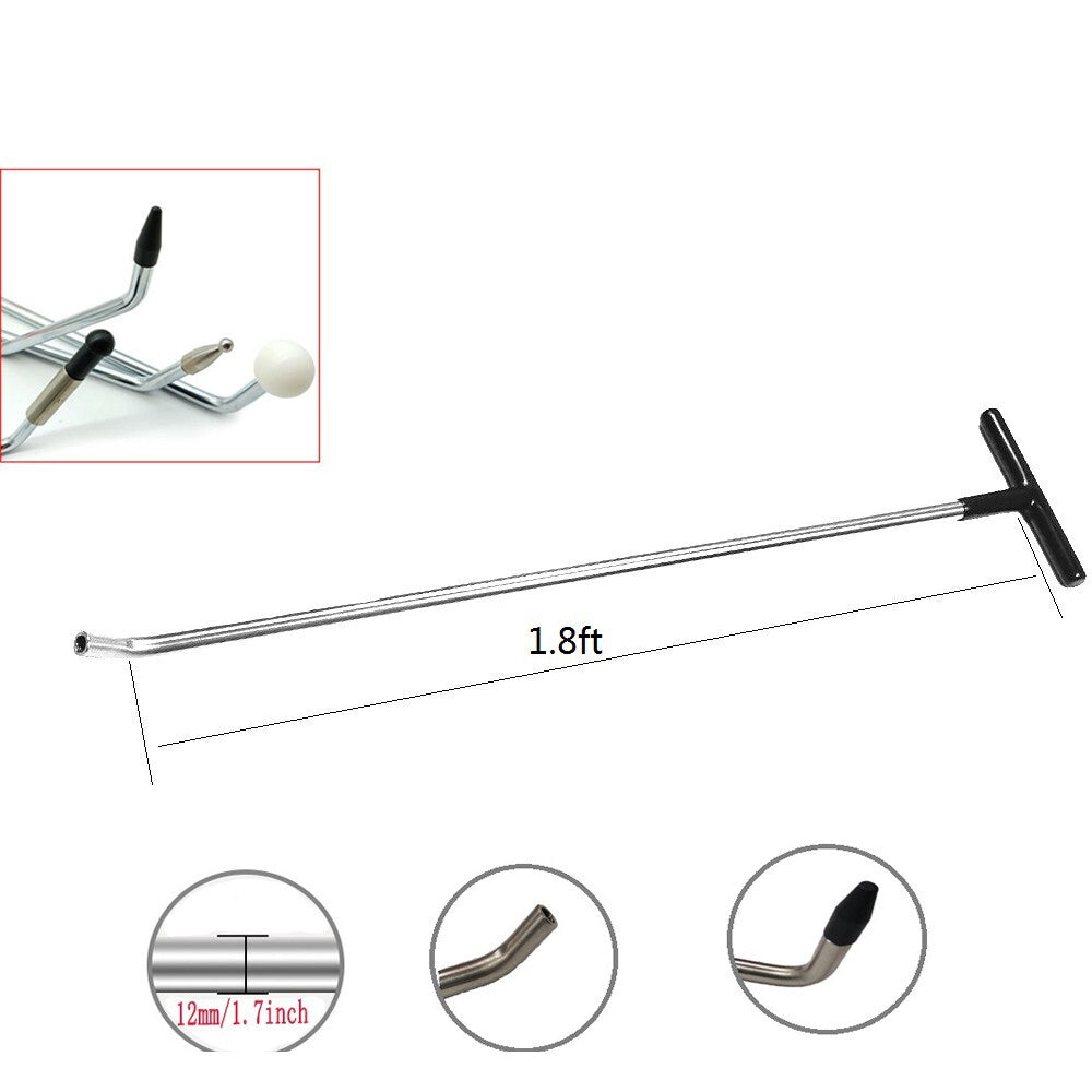 Paintless Rod Tool Kit Tap Down Auto Dent Repair Kit Paintless Dent Removal Tool v