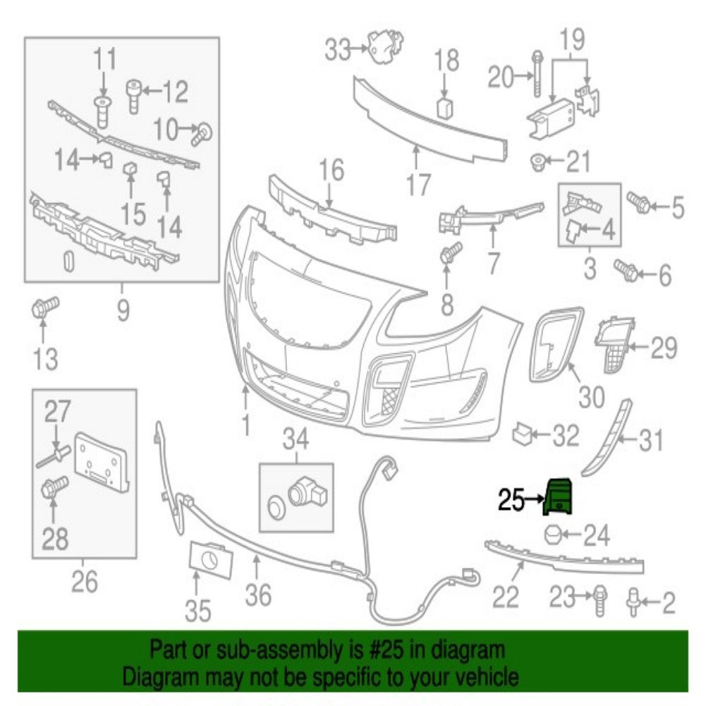 Parts Number# 13305946 Q