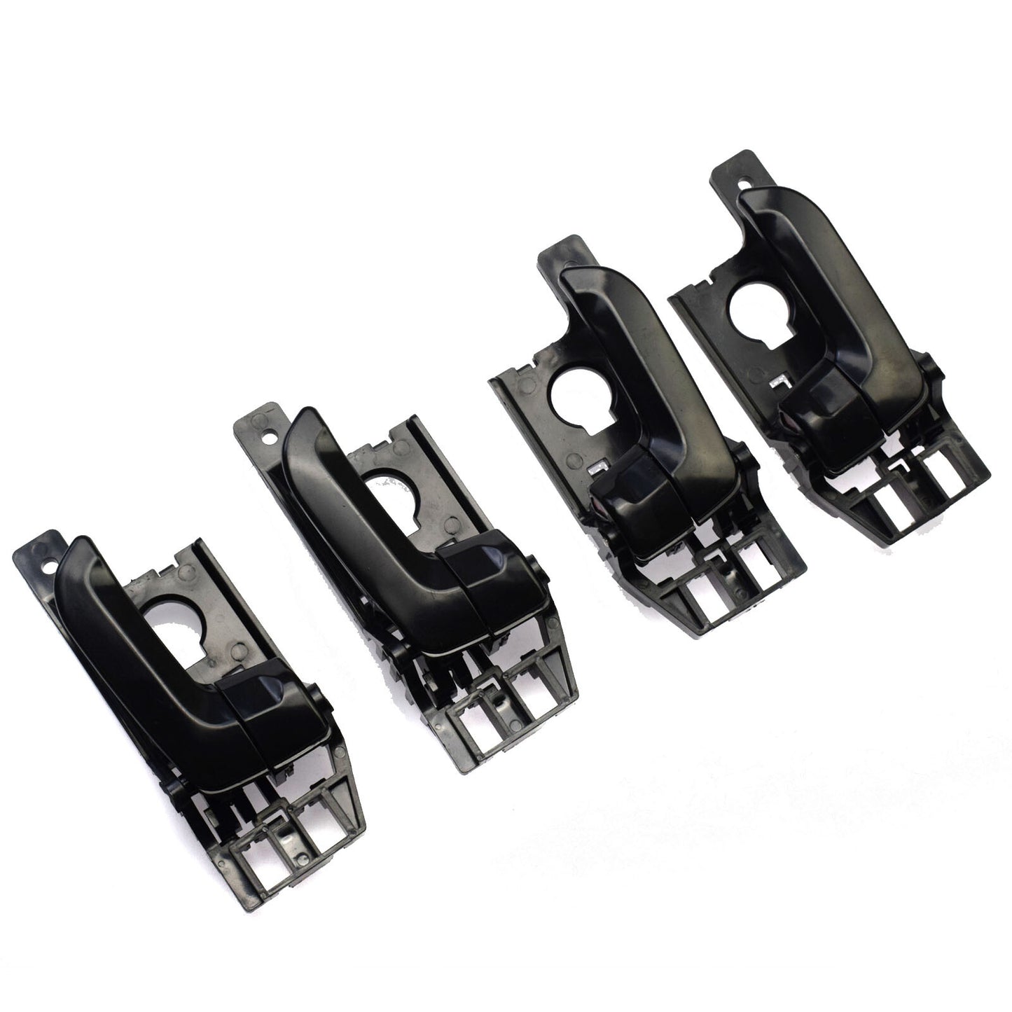 Black inner door handle left and right 4-piece set for for Kia 2005 - 10- v