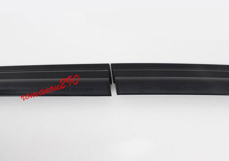 for Hyundai Palisade 2020-2024 Black Window Visor Vent Sun Shade Rain Guard trim