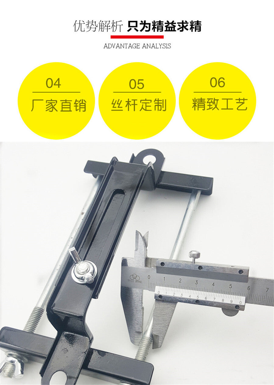 Universal Storage Battery Holder Adjustable Tray + Hold Down Clamp Bracket Kit Q