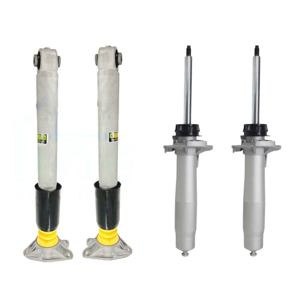 A pair of Assys front left shock absorber struts with electronic fitment for Lincoln MKX 2016-2018.