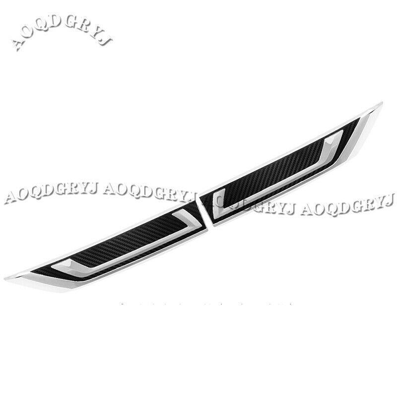 2X Chrome Front Bumper Grille Moulding Cover Trim for TOYOTA RAV4 2019-2021 2022